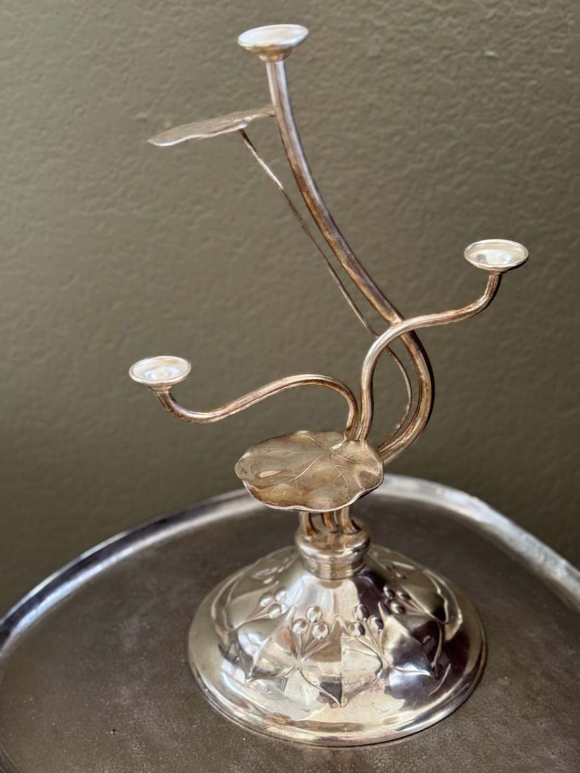A Silver-Plate Epergne Centerpiece - 2