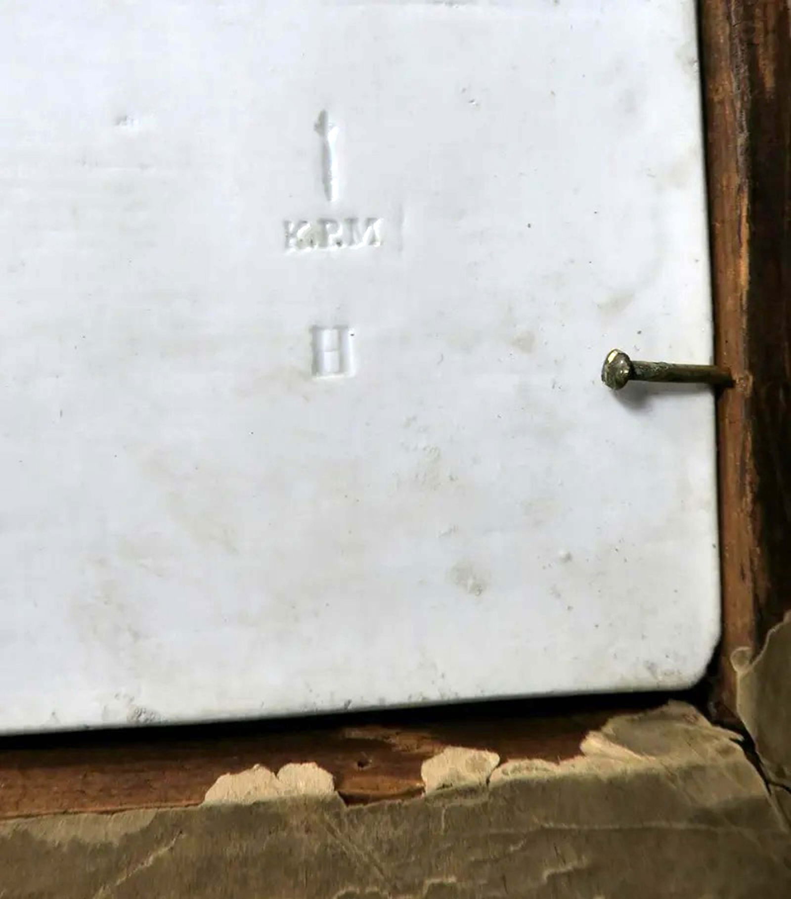 A Large 19th C. German KPM Hand Painted Porcelain Plaque, Hallmarked, Framed - 3