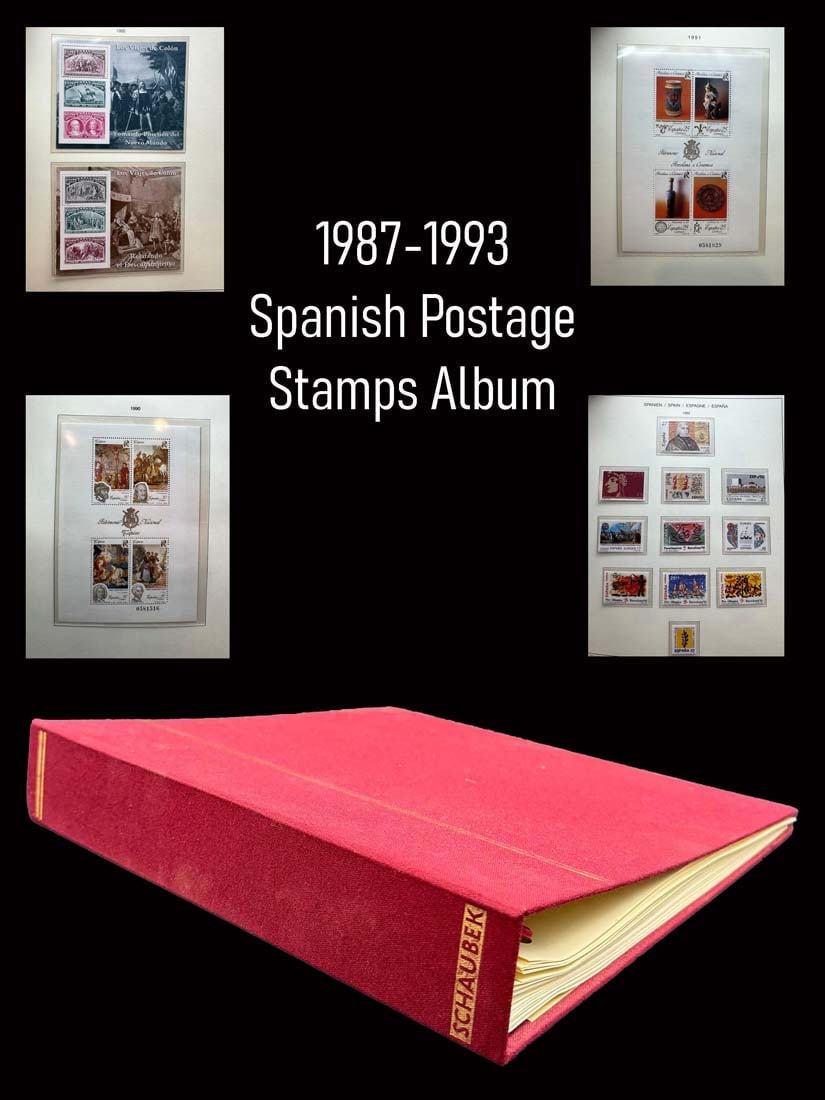 1987-1993 Spanish Postage Stamps Album: 1987-1993 Spain Postage Stamps Album