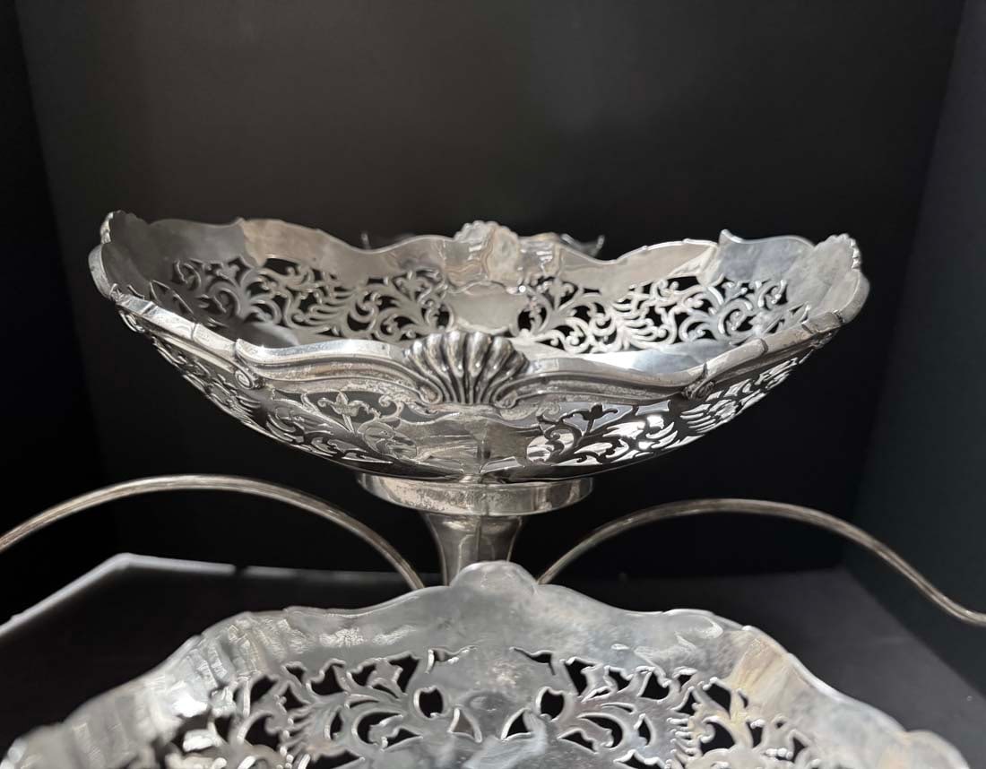 A Large English Silver Centerpiece - 5