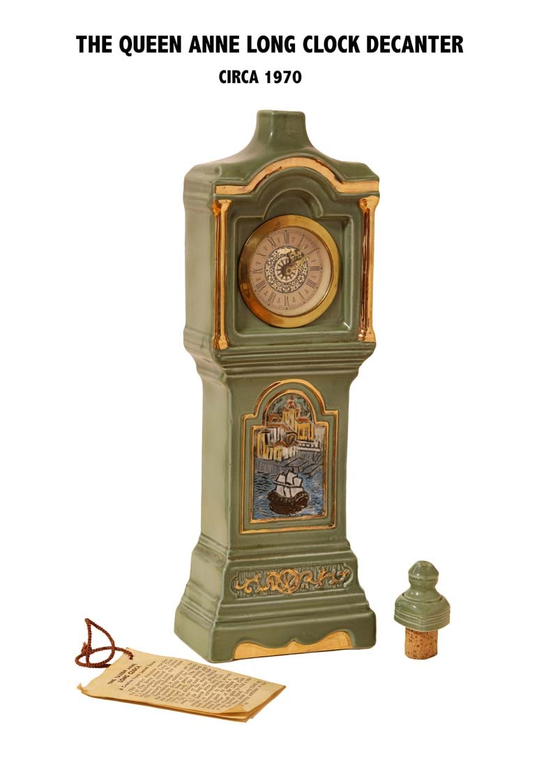 The Queen Anne Stand Clock Lidded Decanter (1 of 7)