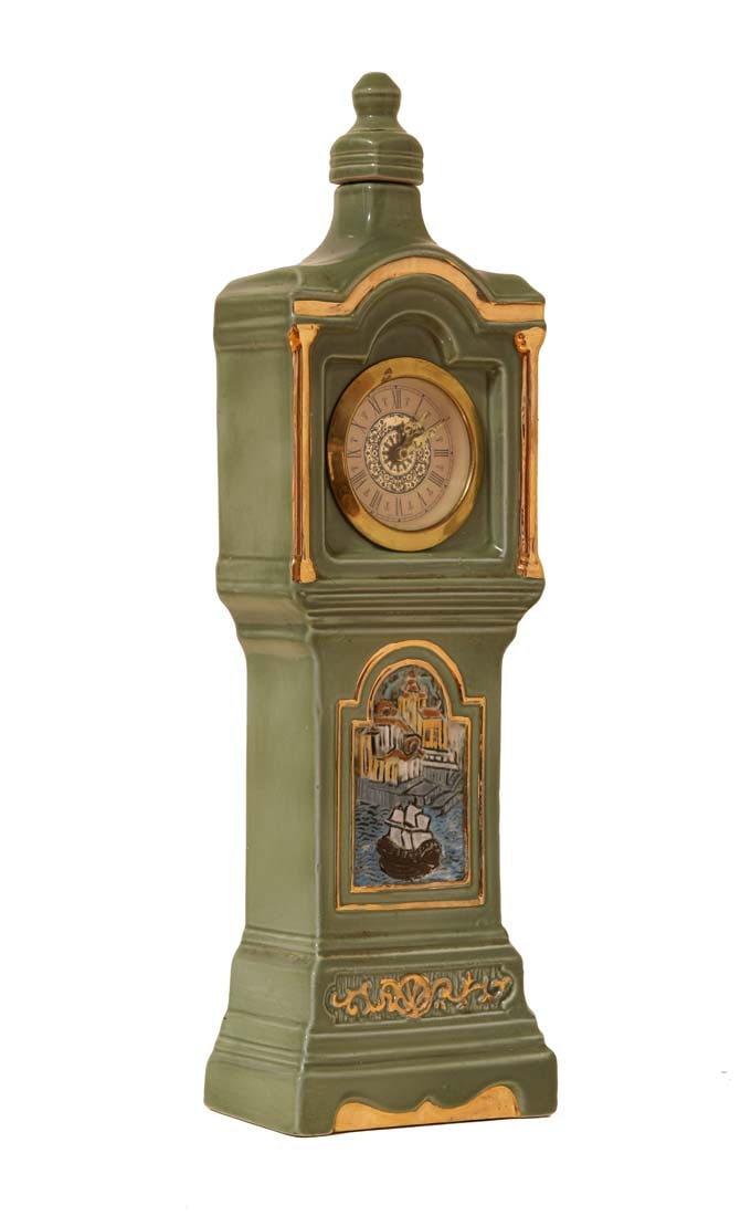 The Queen Anne Stand Clock Lidded Decanter - 2