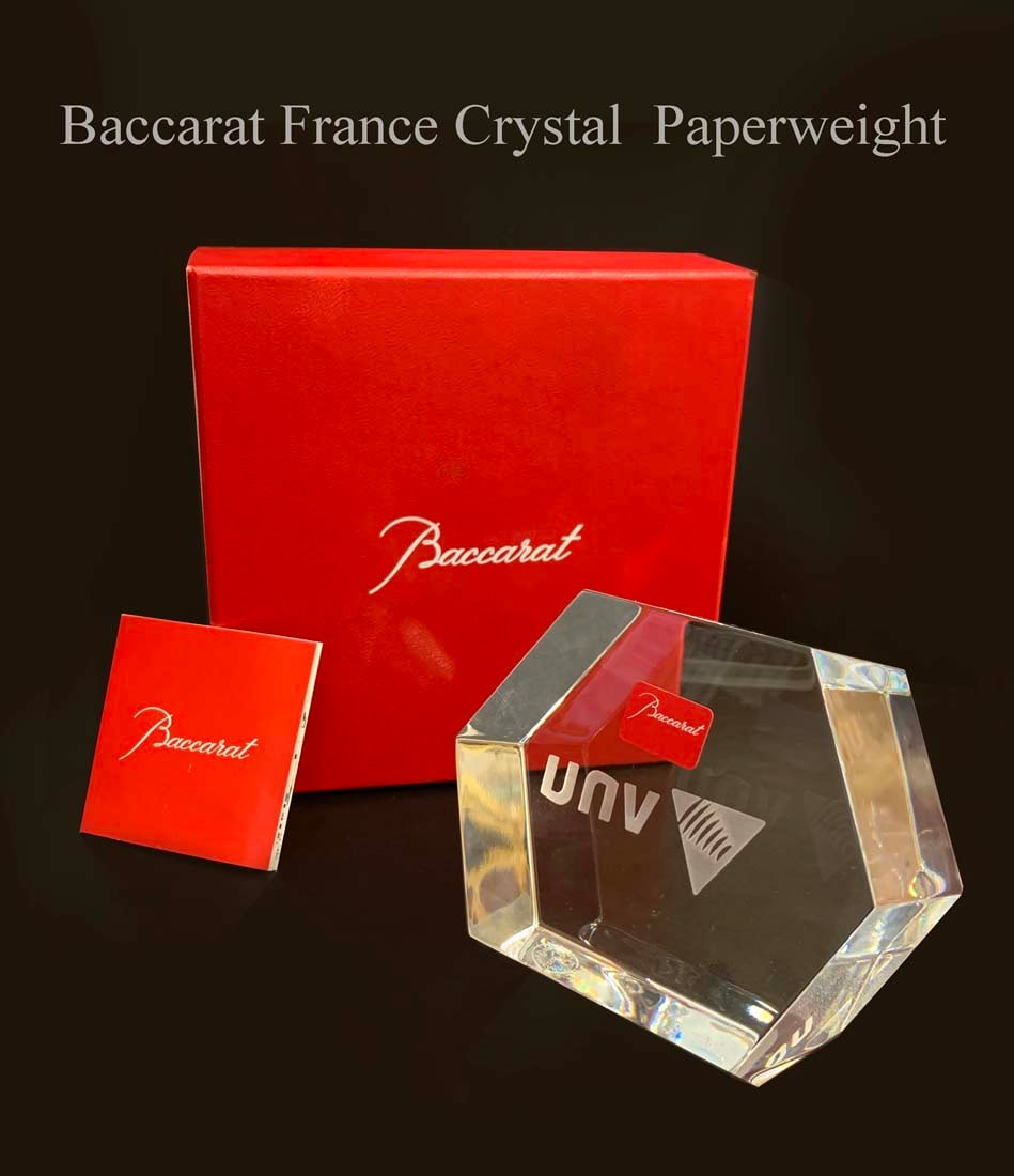 A French Baccarat Crystal Paperweight In Original box (1 of 5)