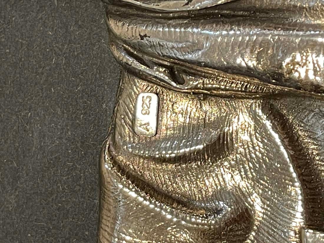 A Sterling Silver 925 Figural Frame - 2