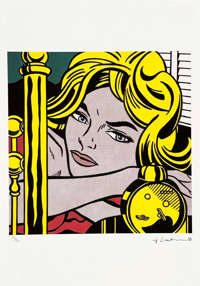 ROY LICHTENSTEIN's Blonde, A Limited Edition Lithography Print (1 of 6)