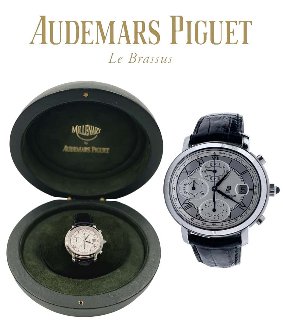 An Audemars Piguet Millenary Chronograph Men watch, Boxed (1 of 5)