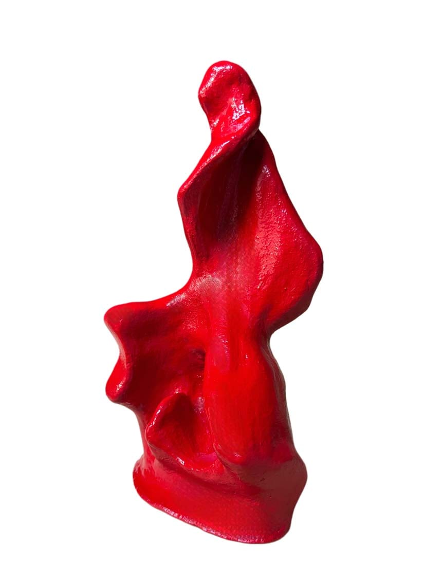 A Modern Abstract Figurative Handmade Ceramic Sculpture, Signed - 2