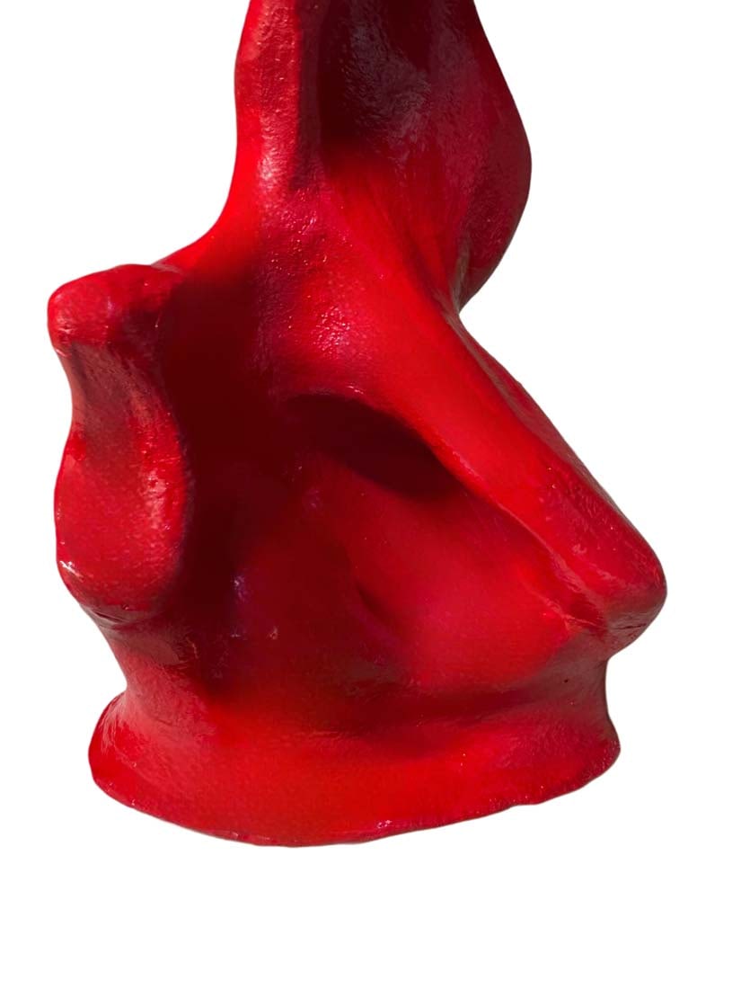A Modern Abstract Figurative Handmade Ceramic Sculpture, Signed - 5
