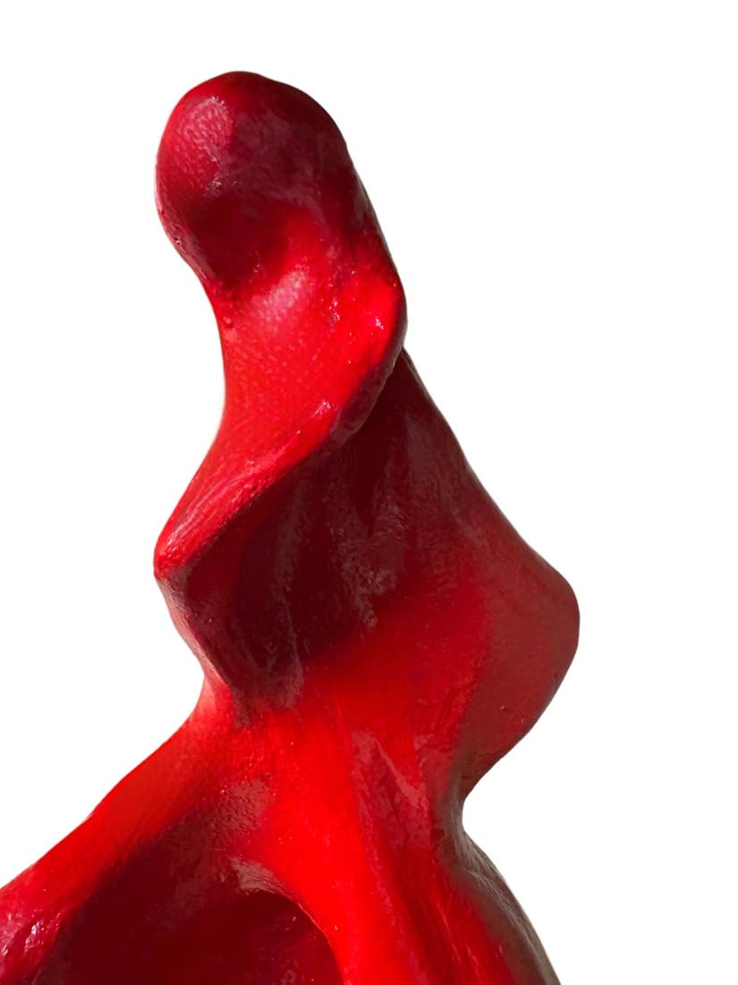 A Modern Abstract Figurative Handmade Ceramic Sculpture, Signed - 7
