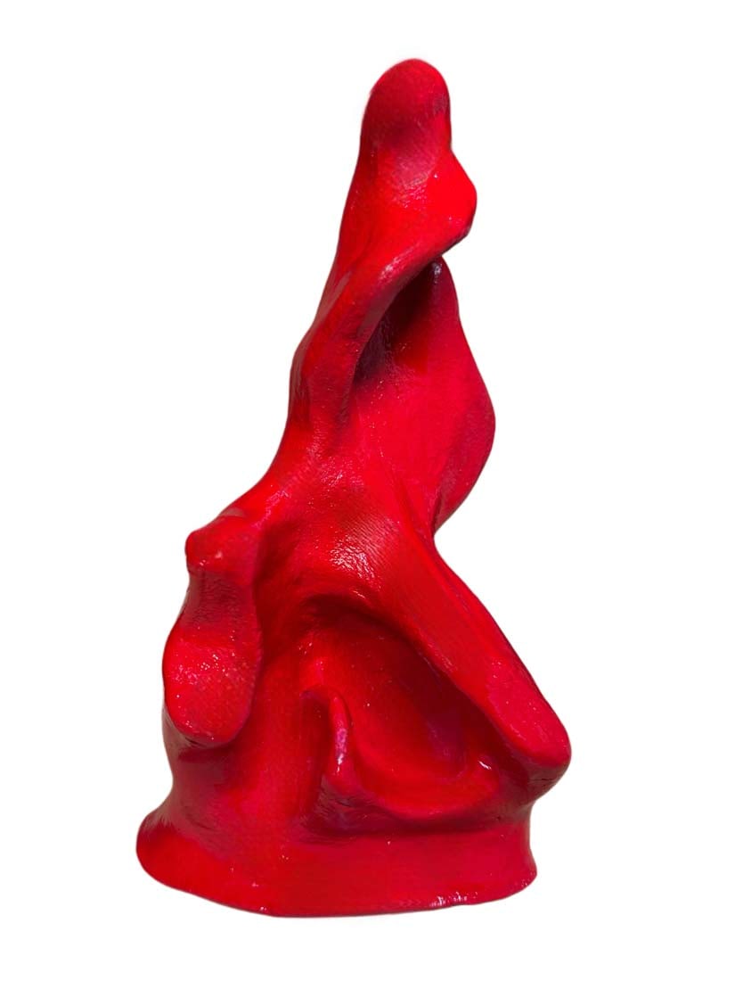 A Modern Abstract Figurative Handmade Ceramic Sculpture, Signed - 8