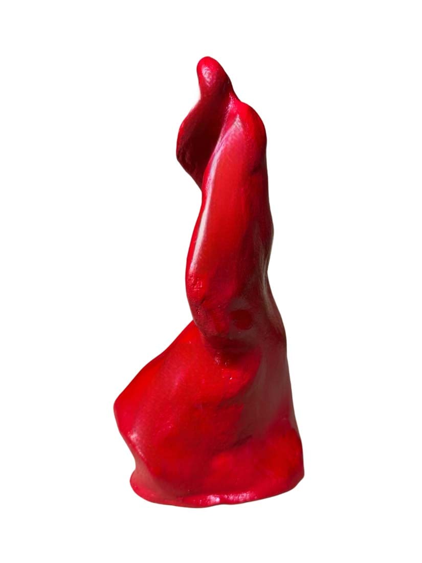 A Modern Abstract Figurative Handmade Ceramic Sculpture, Signed - 9