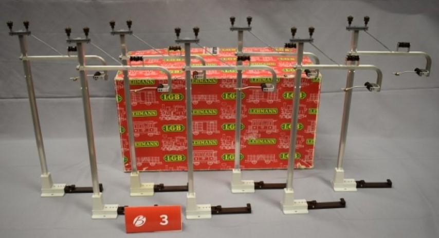 LGB 56301 G Scale Overhead Catenary Wire Mast: LGB 56301 G Scale Overhead Catenary Wire Mast Quantity: 7