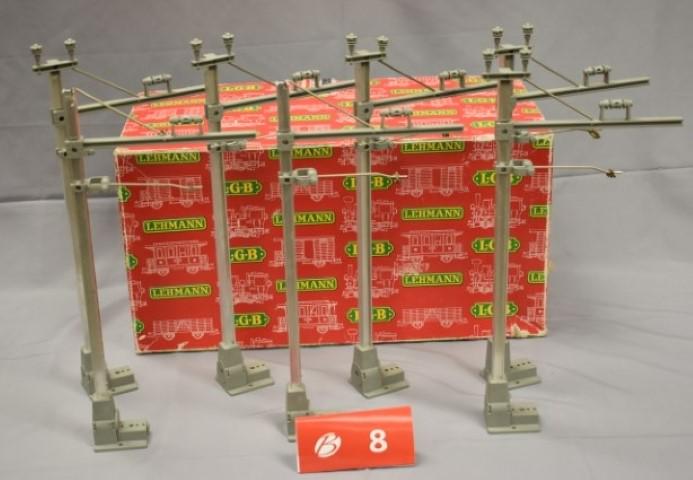 LGB 56301 G Scale Overhead Catenary Wire Mast: LGB 56301 G Scale Overhead Catenary Wire Mast Quantity: 7