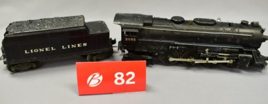 Lionel Steam Engine 2055 with Tender 6466WX (1 of 7)
