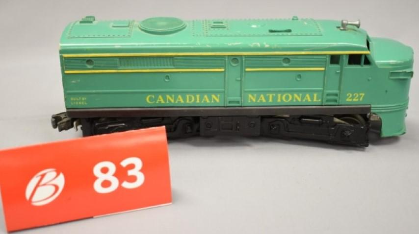 Lionel Diesel Locomotive A Unit: Lionel Diesel Locomotive A Unit * Post War * 1960 Rare only Year Manufactured * Light * Die Cast * Canadian International 227