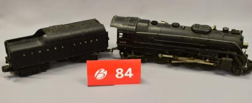 Lionel Berkshire Steam Engine 736 with Tender 2671WX (1 of 6)