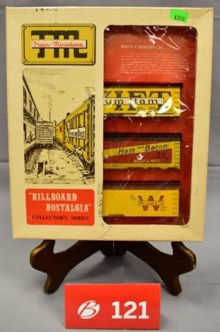 HO Billboard Nostalgia  8701 - 3 Car Set (1 of 3)
