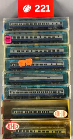 N-Scale – Lot of 8 Baltimore and Ohio Passenger (1 of 1)