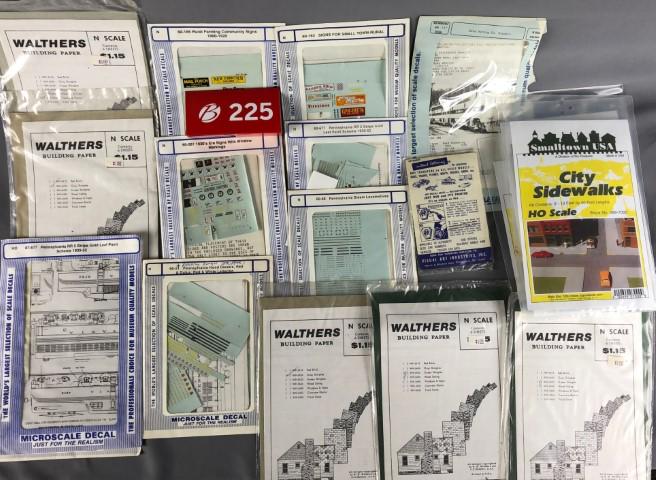 HO and N-Scale Layout Kits, Buildings, and Decals (1 of 1)