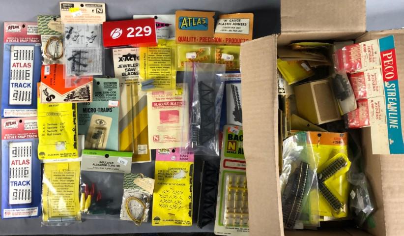 N-Scale Assortment of Track, Accessories, Layout Items (1 of 1)