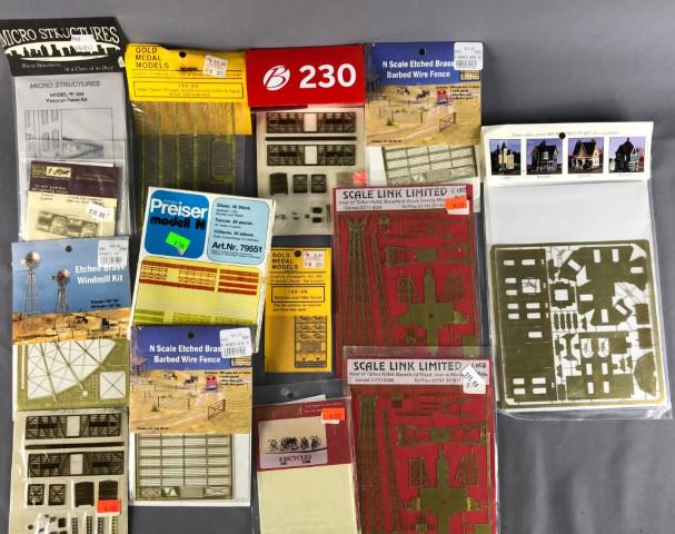N-Scale  and  Z-Scale Brass Building Kits (1 of 5)