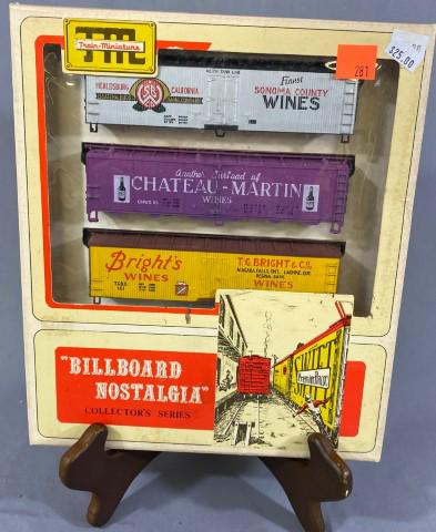 HO Train Miniature Billboard Nostalgia (1 of 2)