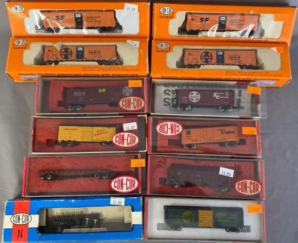 12 - ConCar N Gauge Train Cars (1 of 3)