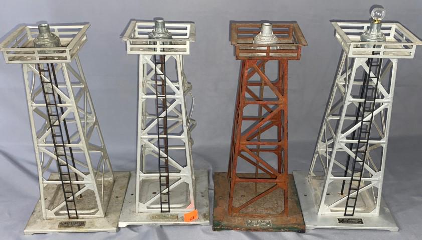 Lionel Beacons with and without Light (1 of 1)