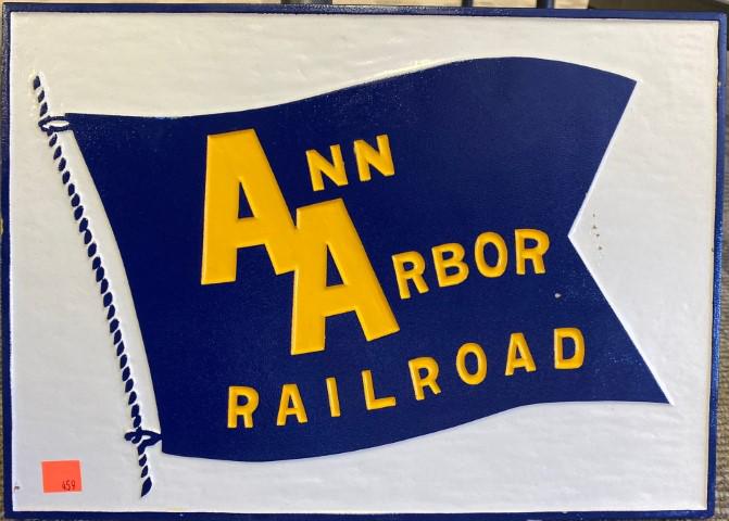 Railroad Sign: Ann Arbor, MI Railroad sign