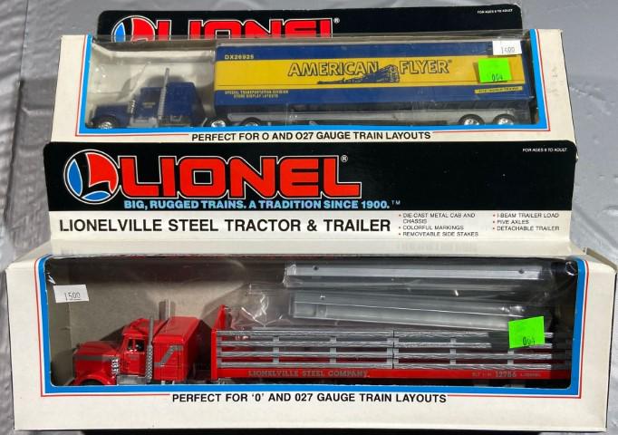 2 Lionel Tractor and Trailers (1 of 2)