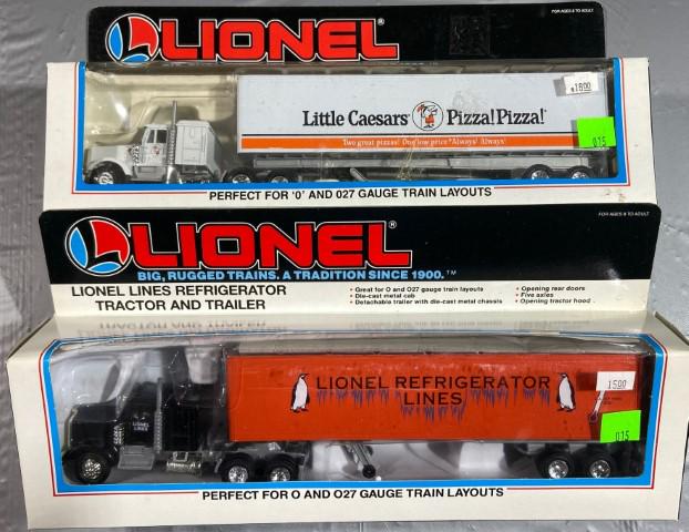 2 Lionel Tractor and Trailers (1 of 2)