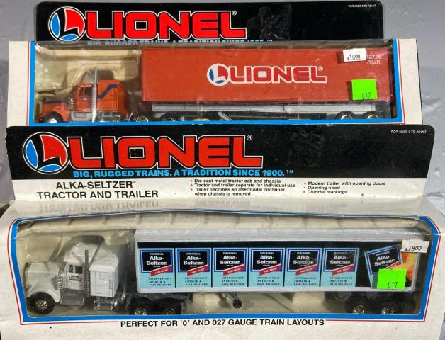 2 Lionel Tractor and Trailers (1 of 2)