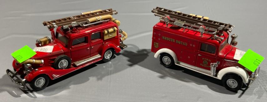 Matchbox Model of Yesteryear YFE10, YFE03: Matchbox Model of Yesteryear YFE10, YFE03* 1937 GMC Rescue Squad Van* 1933 Cadillac Fire Wagon
