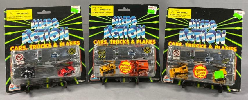Mirco Action Cars, Trucks, Planes 3 Packs: * Micro Action Cars, Trucks, and Planes - 3 Packs Cars, Trucks are different from each pack