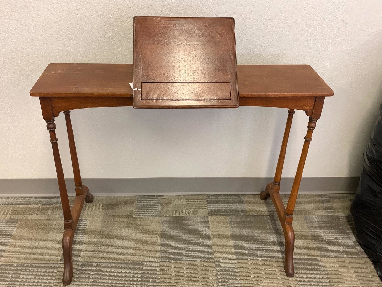 1920s Book Display Stand: Measurements: 37” x 10” x 29”