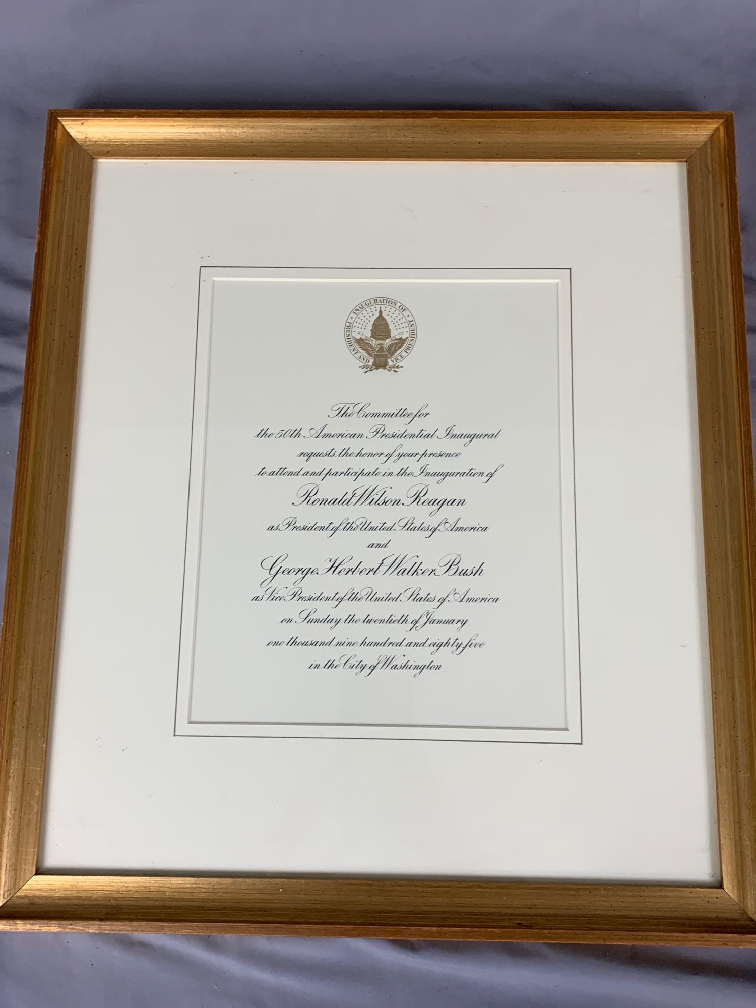 Ronald Reagan and George Bush Inauguration: Ronald Reagan and George Bush Inauguration