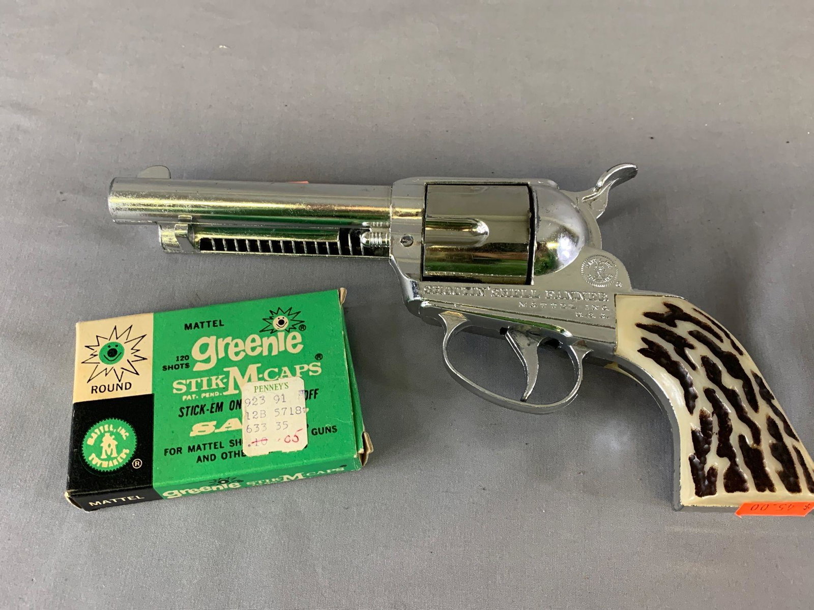 Vintage Cap Gun and Caps: Vintage Cap Gun and Caps