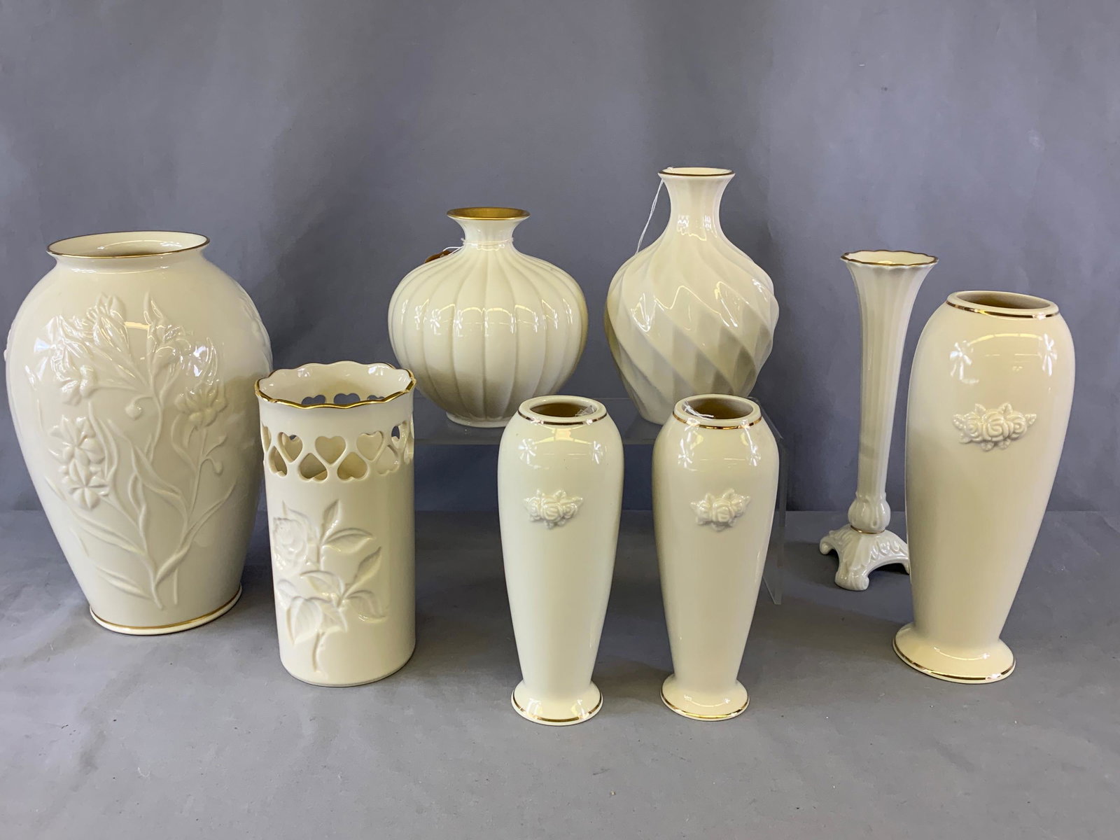 Lenox Vases: 8 Pieces: Lenox Vases: 8 Pieces