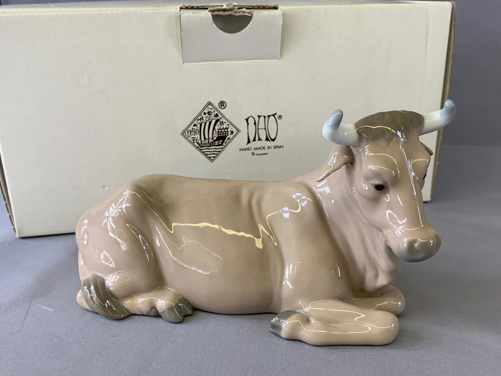 Nau by Lladro “Cow” (with box): Nau by Lladro “Cow” (with box)