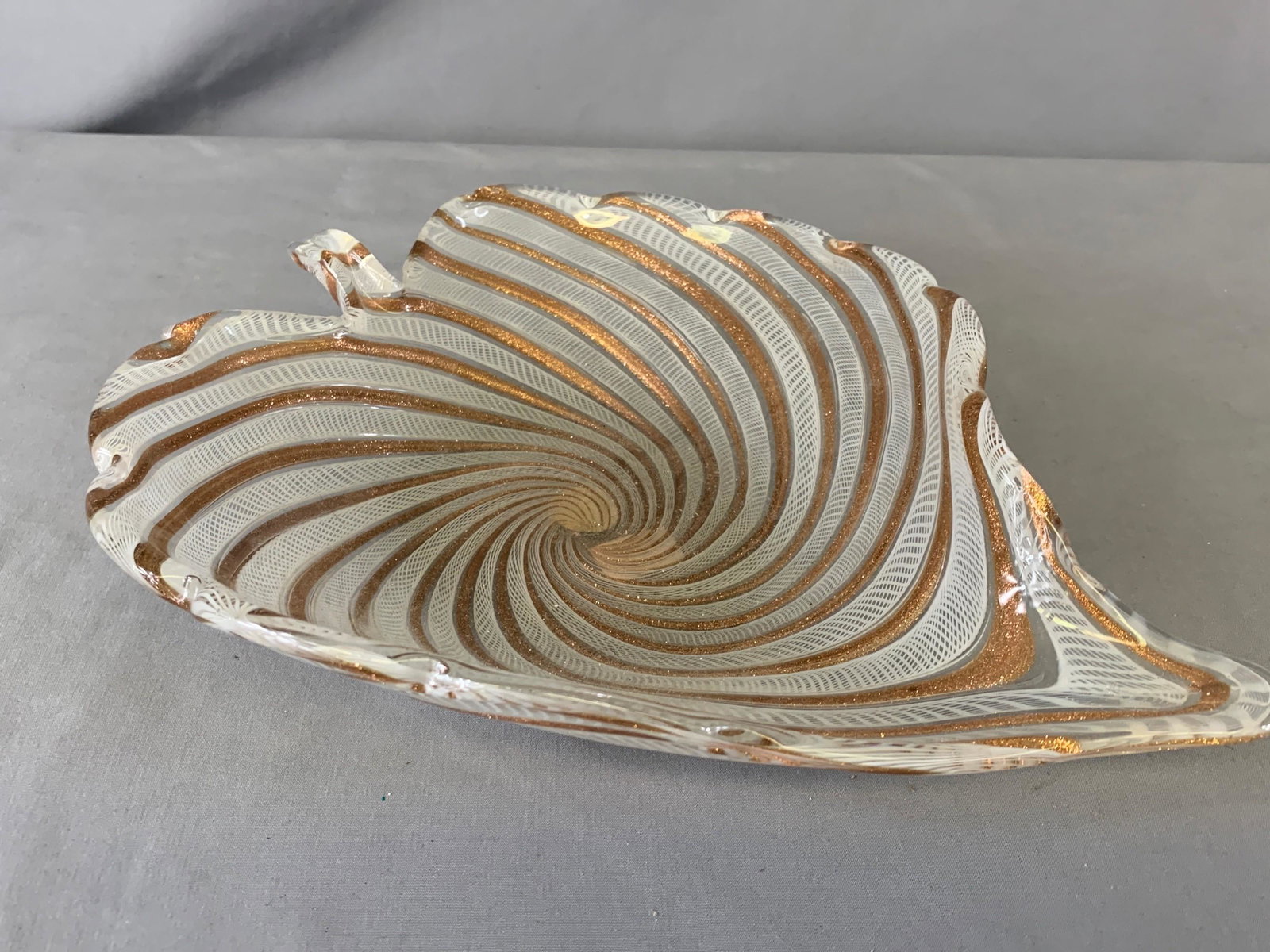 Murano Italian Glass Serving Dish: Murano Italian Glass Serving Dish