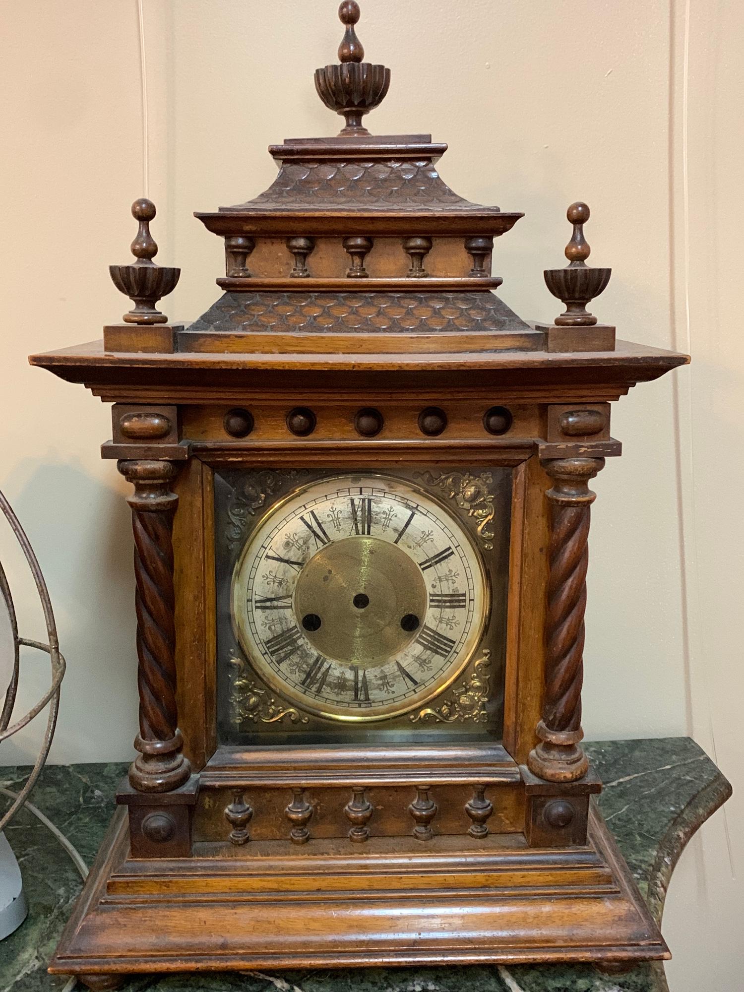 Mantle Clock Case (clock needs repair): Mantle Clock Case (clock needs repair)