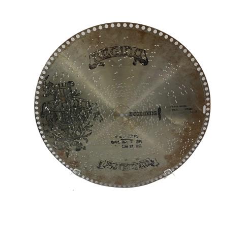 Regina “The Blue Danube” Waltz Music Box Disc: 15.5”.