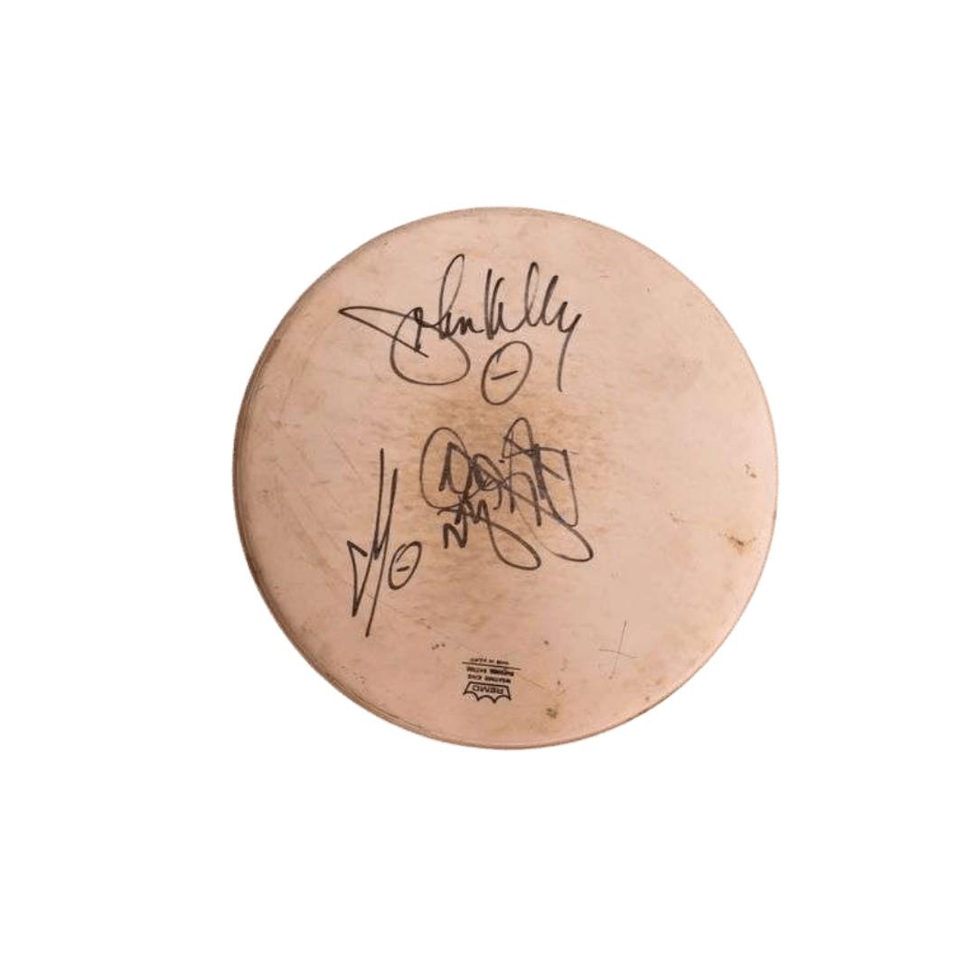 Type O Negative Autographed Drumhead & CD Cover (1 of 2)