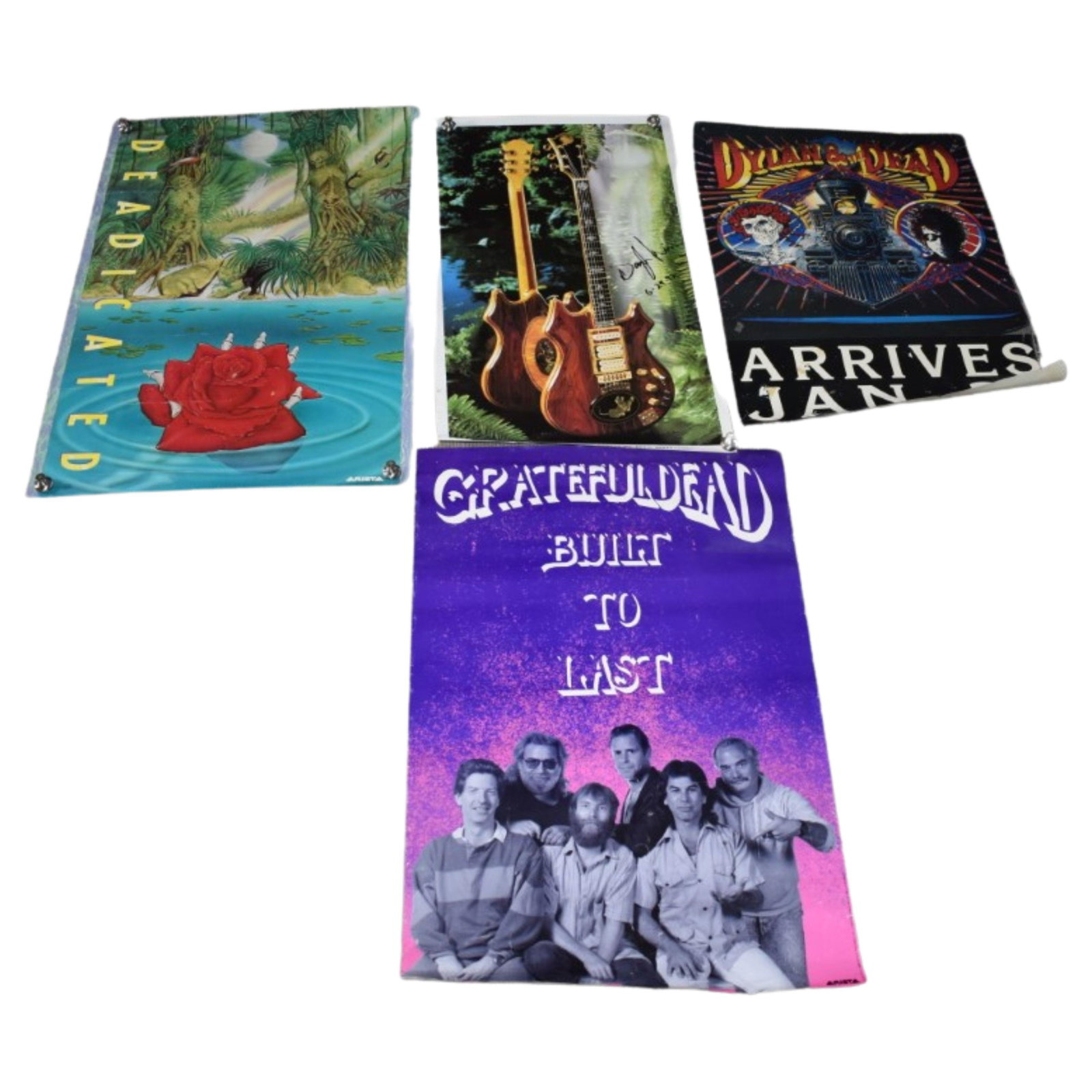 Jerry Garcia's Guitar Poster: Autographed: Jerry Garcia's Guitar PosterAutographed by: Doug Irwin, Grateful Dead, Dylan & Dead, Deadicated