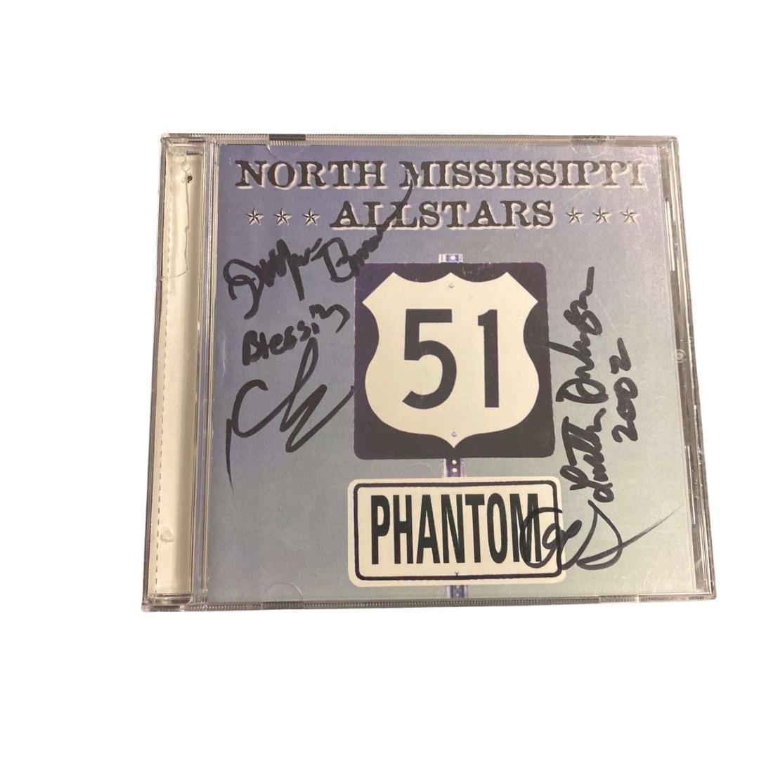 North Mississippi Allstars Autographed CD: Autographed by Luther Dickinson, Cody Dickinson, and others.