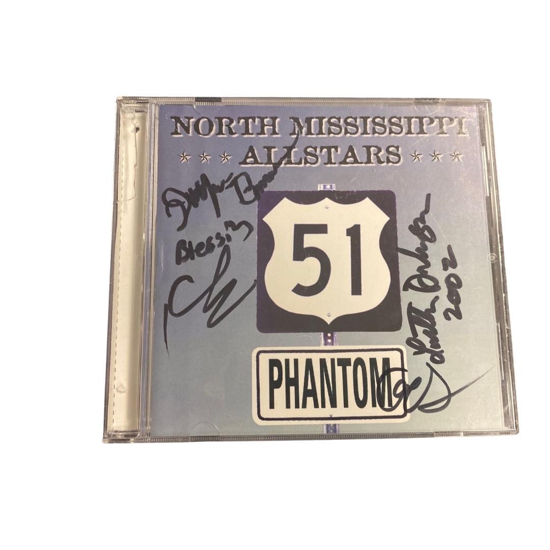 North Mississippi Allstars Autographed CD: Autographed by Luther Dickinson, Cody Dickinson, and others.CD case is cracked.