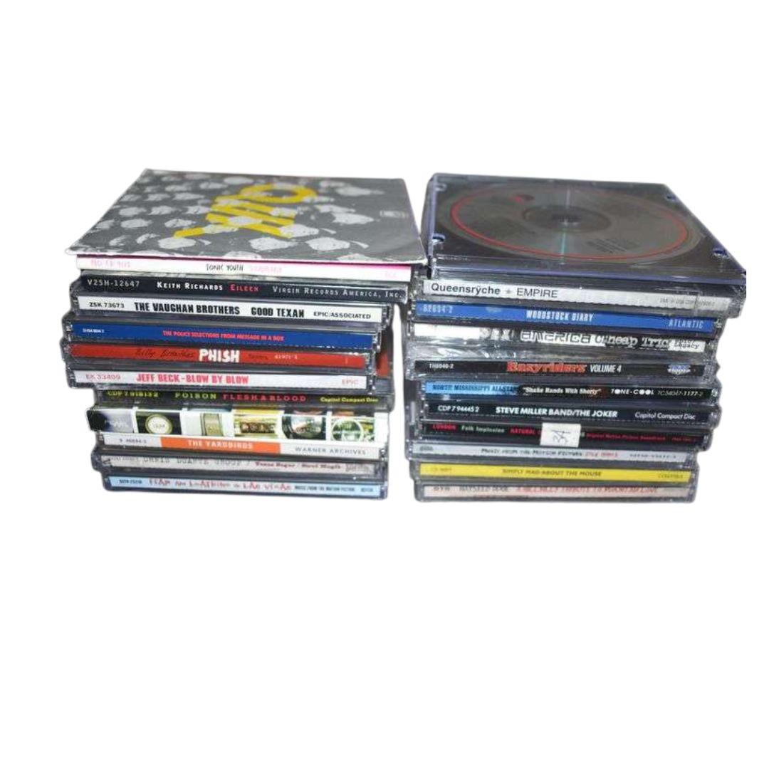 Rock and Roll CDs by Various Artists-Stack of 20: Rock and Roll CDs by Various Artists-Stack of 20