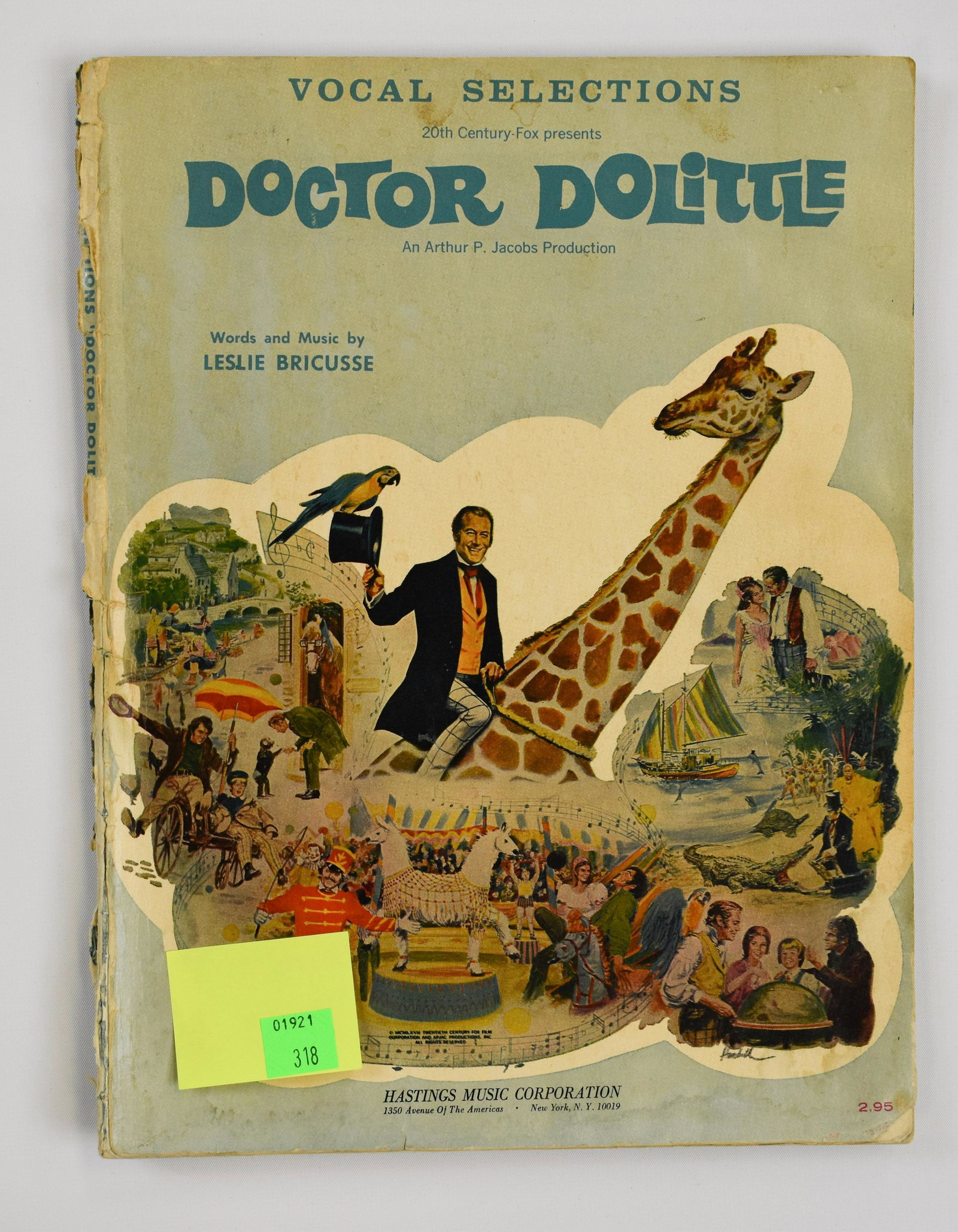 Vintage Sheet Music: Dr. Dolittle: Vintage Sheet Music: Dr. Dolittle
