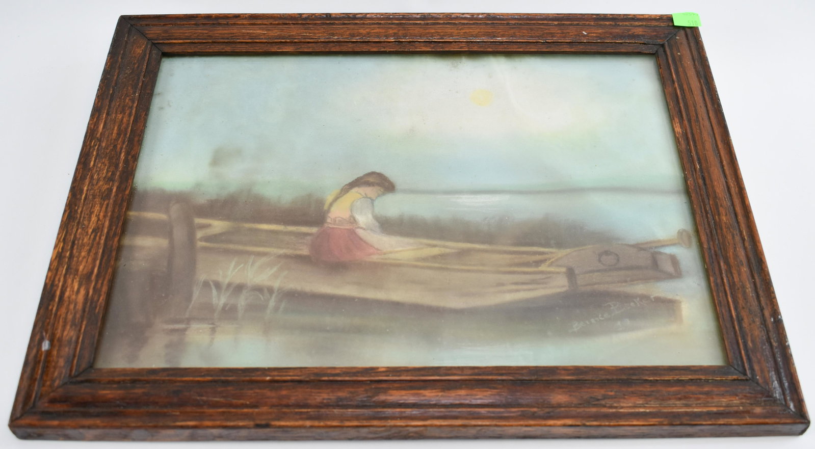 Alone and Forsaken Artwork: Alone and Forsaken Artwork Artwork is Signed by Bernice Becker (Spelling ?) with a date that is not legible to us. Artwork was originally painted by either Heinrich Vosberg or Herman Alfred Leo