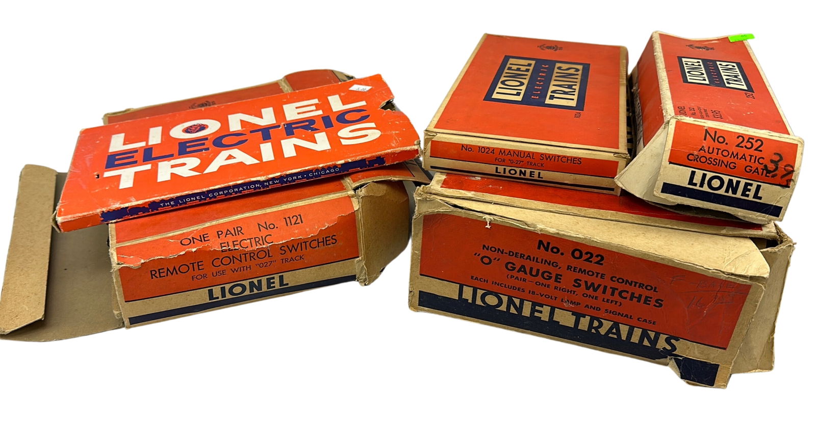 Lionel 252 Cros Gate +Switches +1121 022 Controllers * (1 of 9)